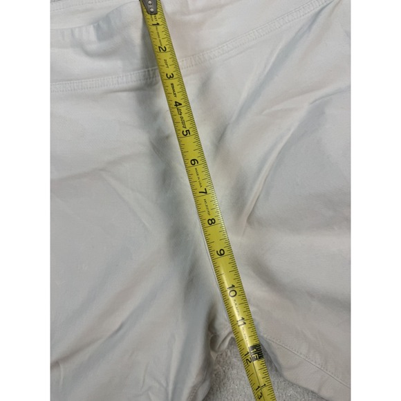 Free People Womens Flared Pull‎ On Side Zip High Rise Stretch Pants White Medium - Picture 8 of 8